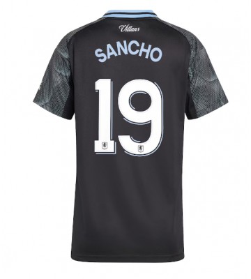 Aston Villa Jadon Sancho #19 Segunda Equipación Mujer 2025-26 Manga Corta